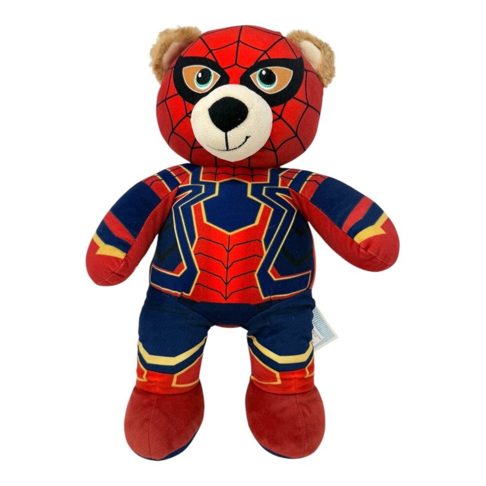 Build A Bear Marvel Avengers Infinity War Iron Spider Man Bear Plush BAB 16 in